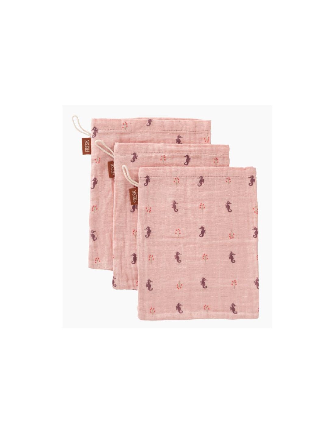 Gants de toilette 3pcs
