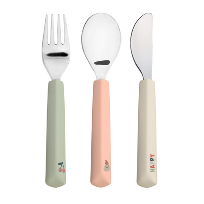 Set de 3 couverts en inox