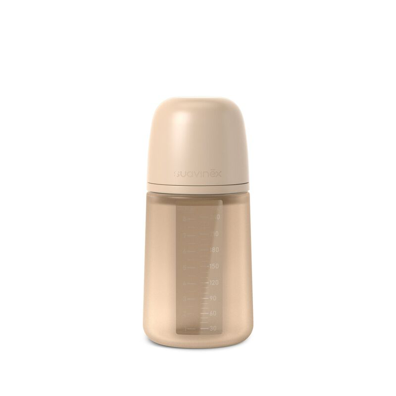 Biberon en silicone avec tetine sx pro debit m.