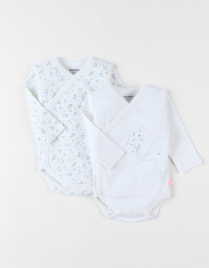 Set de 2 bodys coton bio