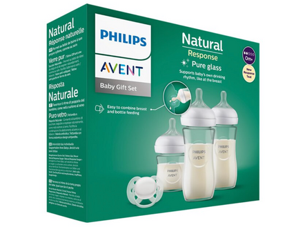 Kit de biberons en verre Natural Response