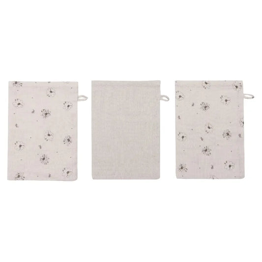 Gant de toilette mousseline