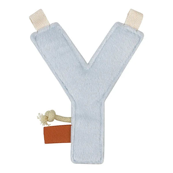 Lettre en tissu Y
