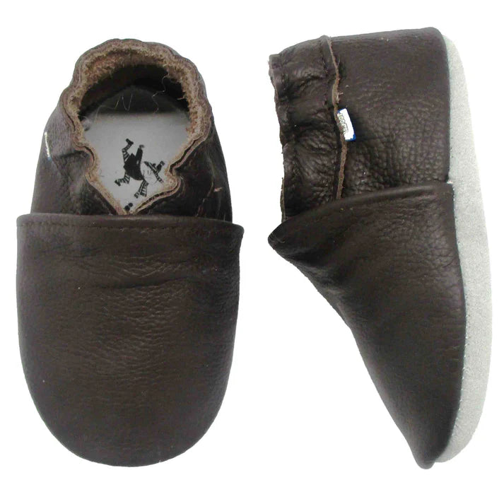 Chaussons en cuir