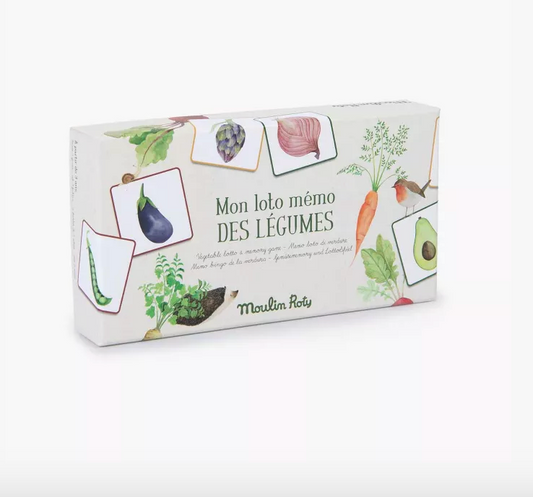 Jeu Mon loto mémo des légumes