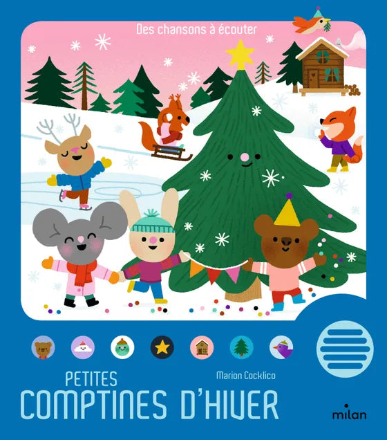 Livre sonore Petites Comptines d'hiver