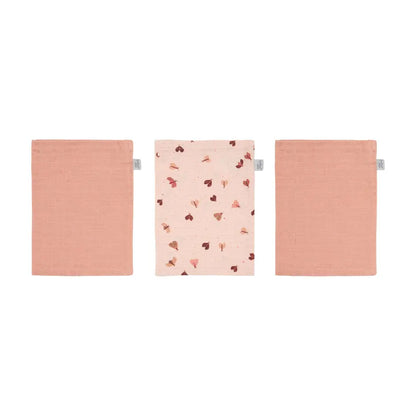 Gant de toilette mousseline