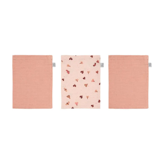 Gant de toilette mousseline